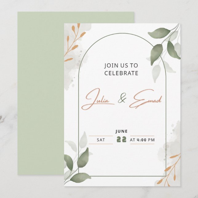Invitación (Anverso / Reverso)
