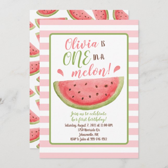 Invitación (Anverso / Reverso)