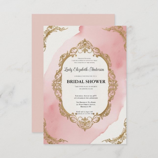 Invitación (Anverso / Reverso)