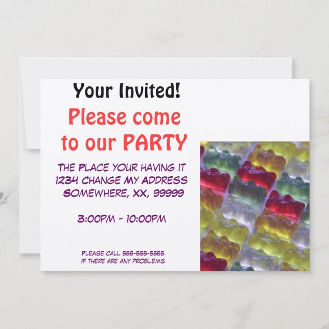 Invitación (Anverso)