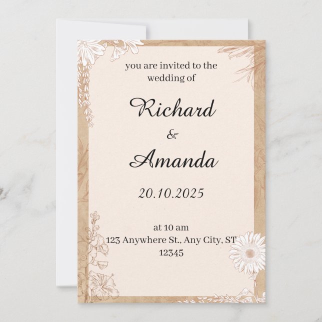 invitación (Anverso)