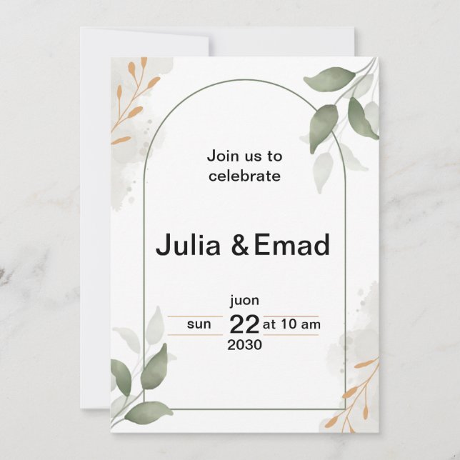 Invitación (Anverso)