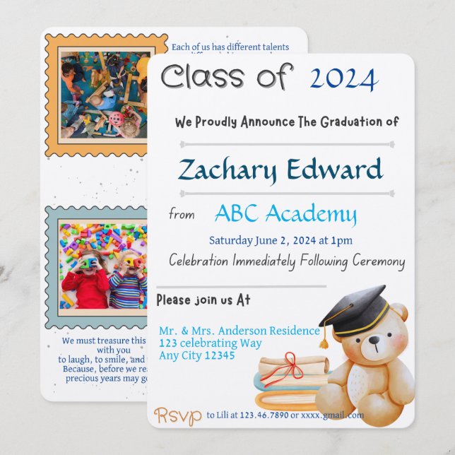 Invitación (Anverso / Reverso)