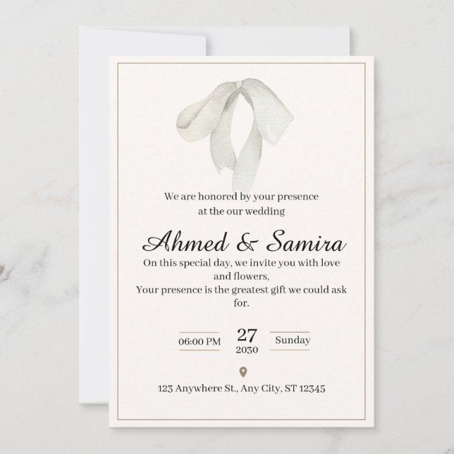 invitación (Anverso)