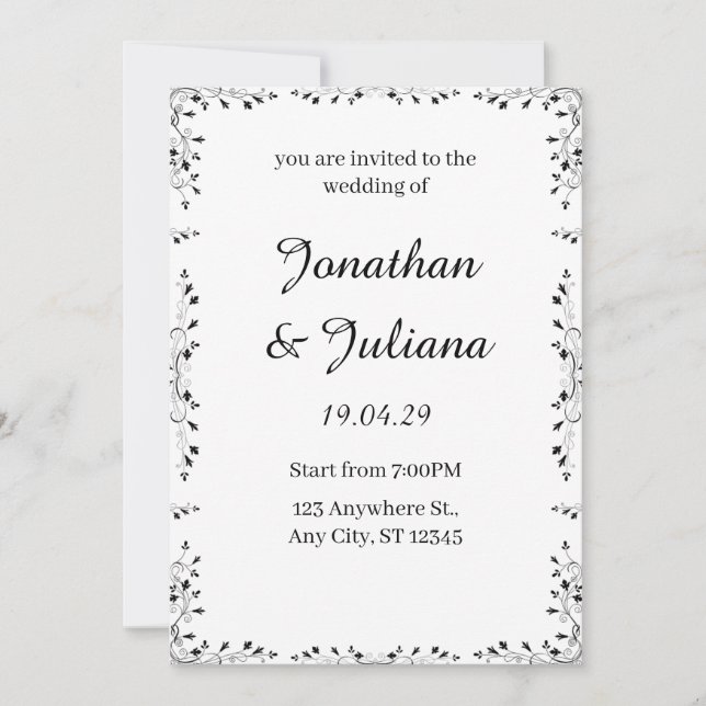 invitación (Anverso)