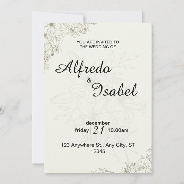 invitación (Anverso)