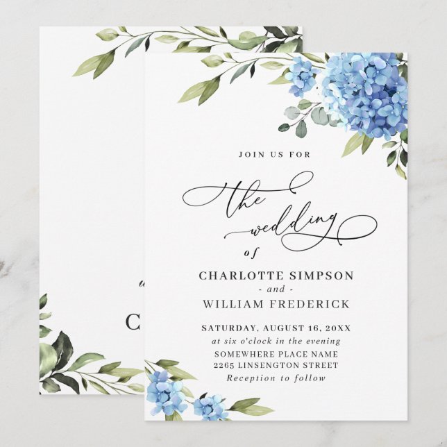 Invitación (Anverso / Reverso)