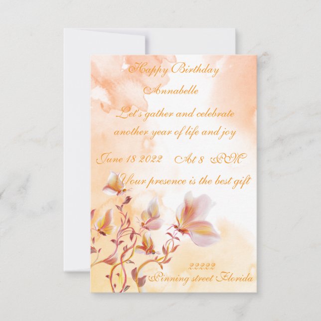Invitación  (Anverso)