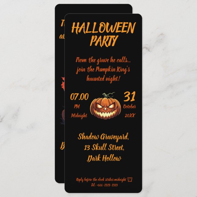 Invitación (Anverso / Reverso)