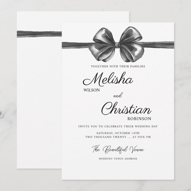 Invitación (Anverso / Reverso)