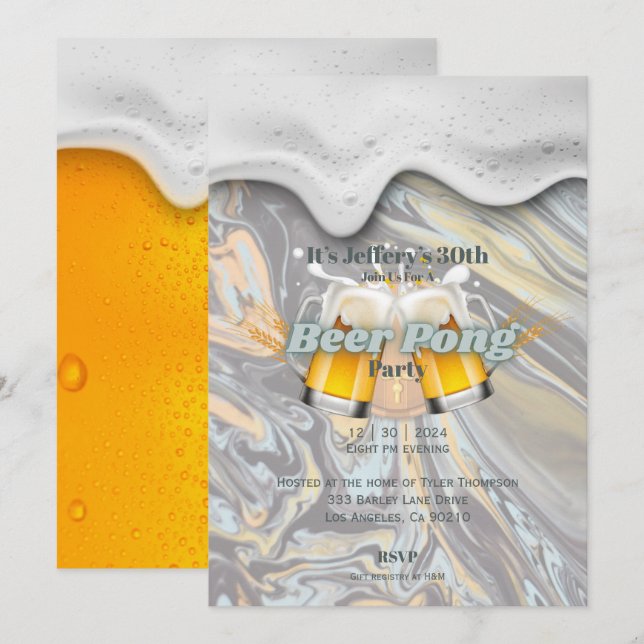 Invitación (Anverso / Reverso)