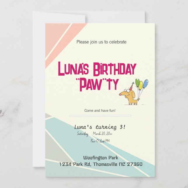 Invitación (Anverso)