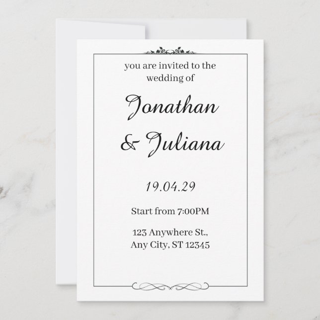 invitación (Anverso)