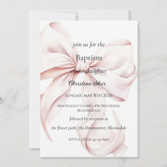 Invitación (Anverso)