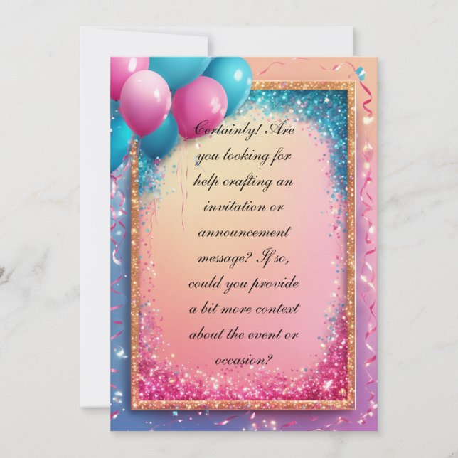 Invitación (Anverso)