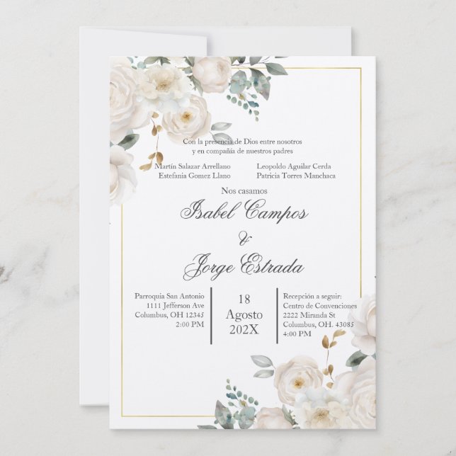 Invitación (Anverso)