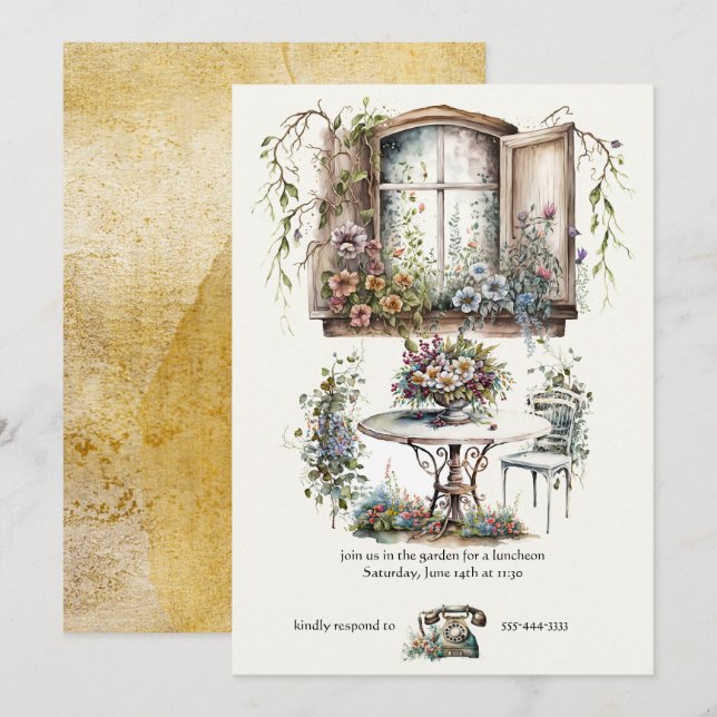 Invitación (Anverso / Reverso)