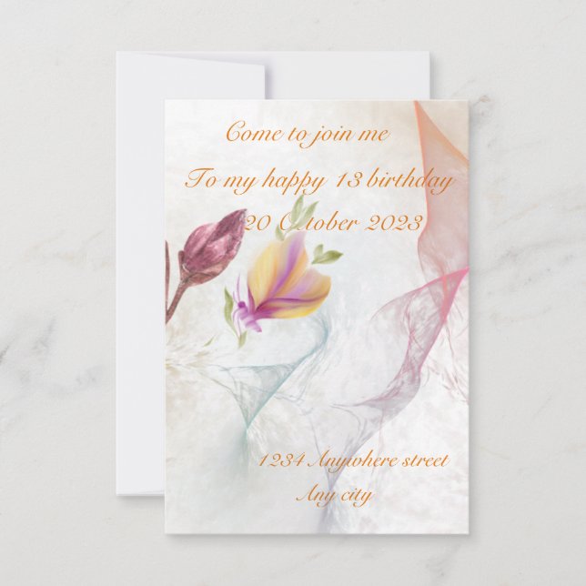 Invitación (Anverso)