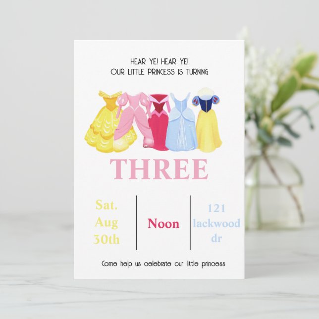 Invitación (Anverso de pie)