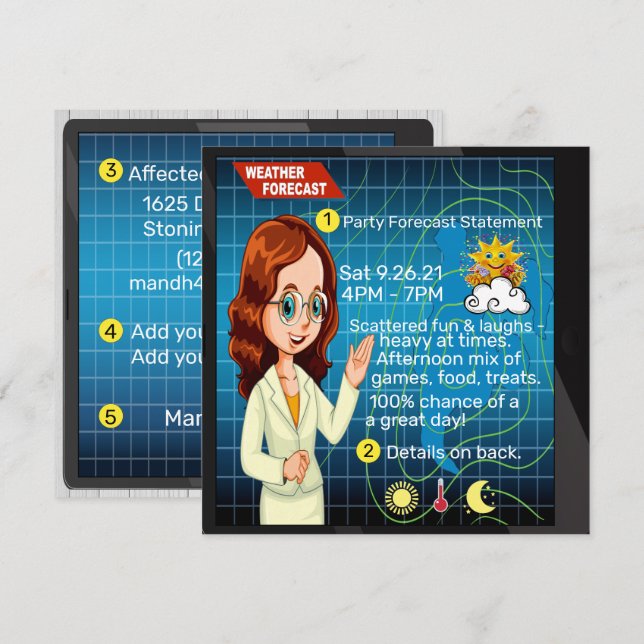 INVITACIÓN # (Anverso / Reverso)