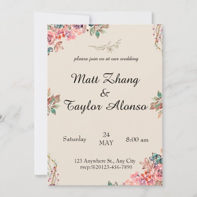 Invitación (Anverso)