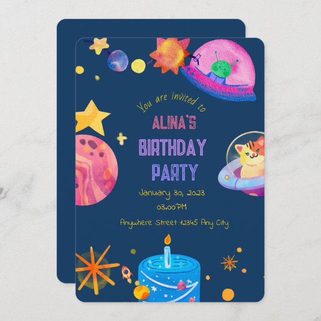 Invitación (Anverso / Reverso)