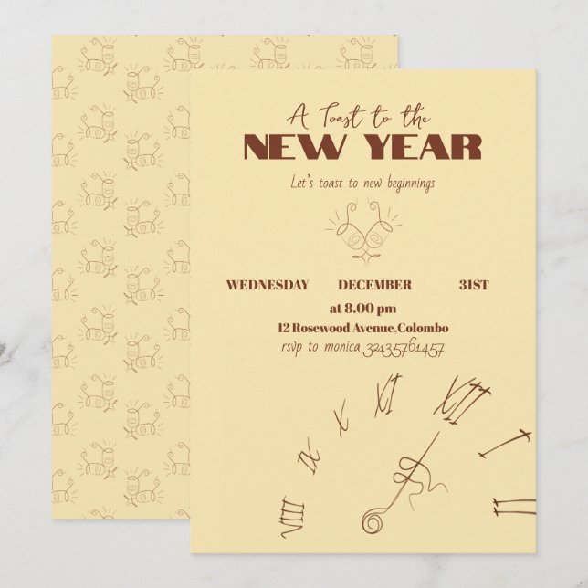 Invitación (Anverso / Reverso)