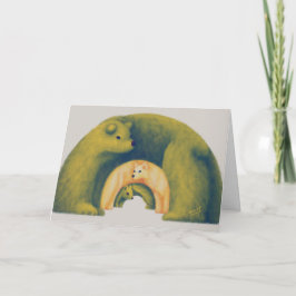 Invitación 二つ折りカード 森の動物のアーチ Card -Forest Animal Arch-