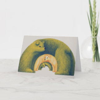 Invitación 二つ折りカード 森の動物のアーチ Card -Forest Animal Arch-