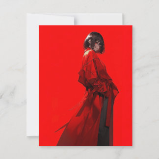 Invitación 紅/RED Invitation Card | 東京娘 GenerativeAI 