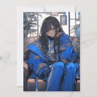 Invitación 青春のインディゴ/IndigoYouth Invitation |東京娘 GenerartiveAI