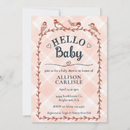 Invitación 011 Terracotta Acuarela Cuadro de Madrigal Invitac