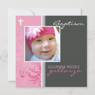 Invitación 039 Celia :: Baptism Invite - posh 2SQ V1