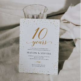 Invitación 10º Aniversario de Boda - GAC24d