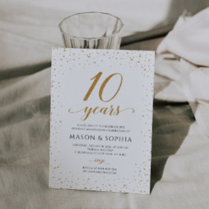 Invitación 10º Aniversario de Boda - GAC24d