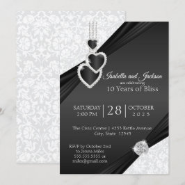 Invitación 10º Diseño de Aniversario Onyx