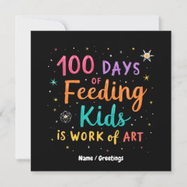 Invitación 100 días de alimentación infantil es una obra de a