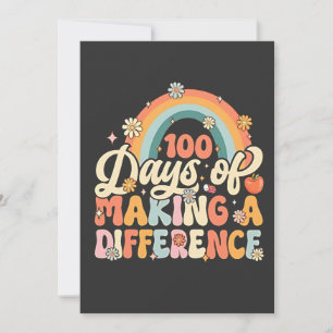 Invitación 100 días de diferencia en la enseñanza del arcoiri