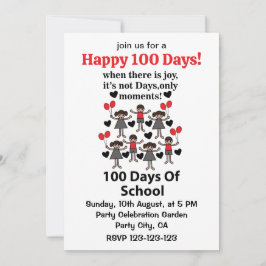 Invitación 100 Días De Escuela