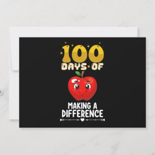 Invitación 100 Días De Hacer Una Diferencia Apple