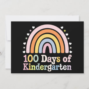 Invitación 100 días del Día de los Niños Maestros de Jardines
