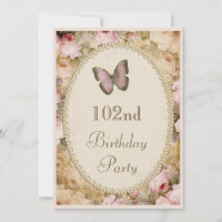 102º cumpleaños Rosas cosméticos Butterfly Music N