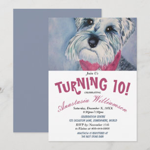 INVITACIÓN 10 CUMPLEAÑOS INVITADOS A LA FIESTA