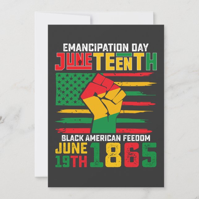 Invitación 10 de junio Día de la Emancipación Libertad Nortea (Anverso)