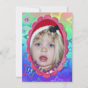 Invitación 13.ª fiesta de cumpleaños