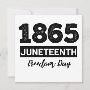 Invitación 1865, 18 de junio, Día de la Libertad de los Afroa