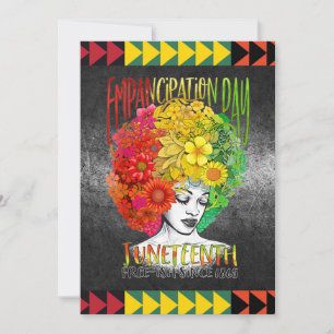 Invitación 1865 de junio Día de la Independencia de los Negro