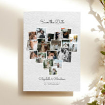 18 Fotos Collage Heart Shape Guardar La Fecha
