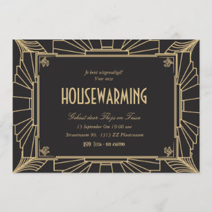 Invitación 1920 edificación temática van de inwijdingsfeestpa