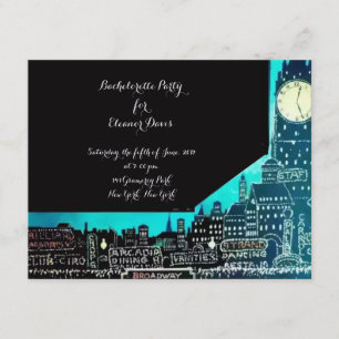 Invitación 1927 Fiesta de la Soltera de Nueva York